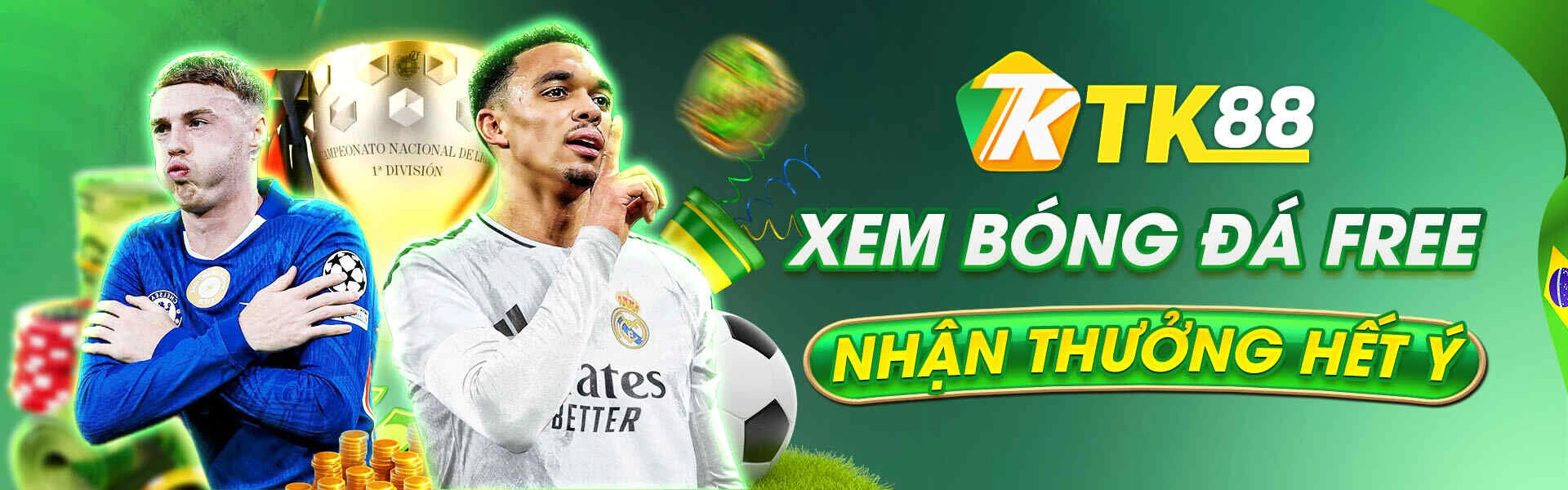 Hình giới thiệu các chuyên mục Tk88